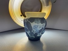 ANTICO VASO VETRO STILE Gallé
