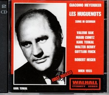MEYERBEER - LES HUGUENOTS - BAK - CUNITZ - TERKAL - HEGER - WIEN 1955