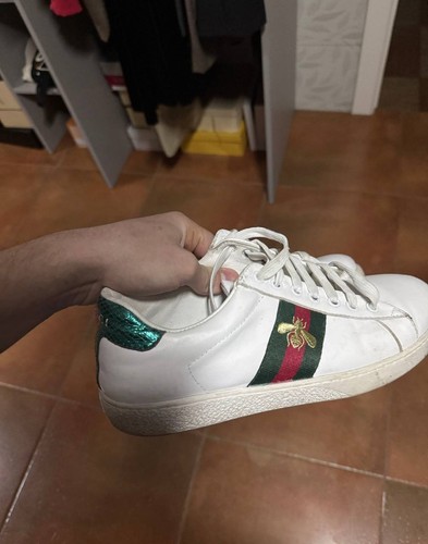 Sneakers basse gucci ace bee - sneakers,