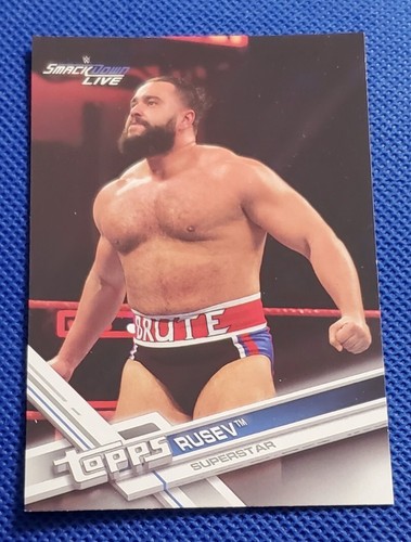 Rusev 2017 topps smack down - rusev,
