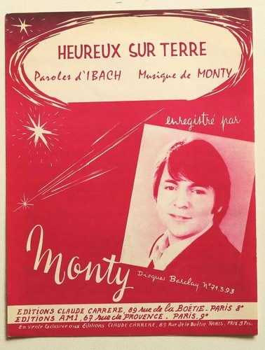 Partition vintage sheet music