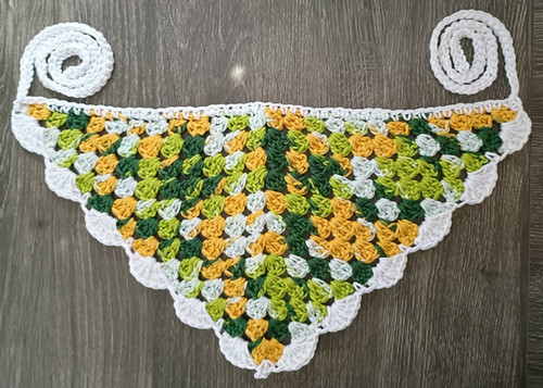 Bandana nonna all'uncinetto