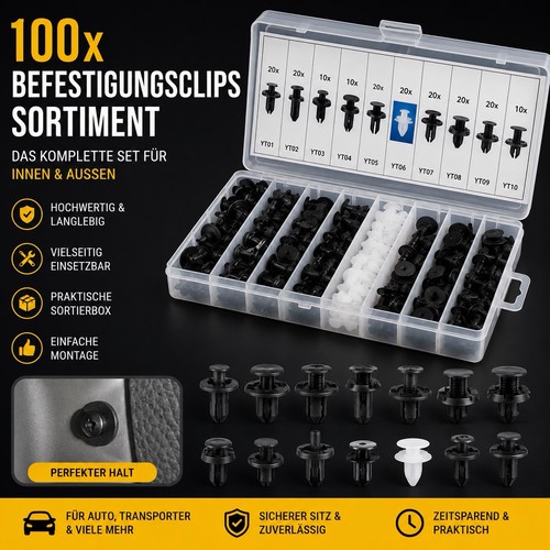 Assortimento 100 clip di - assortimento,