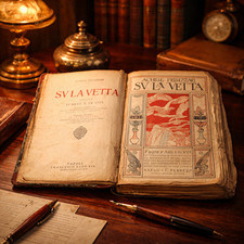 LIBRO ANTICO "SU LA VETTA" di