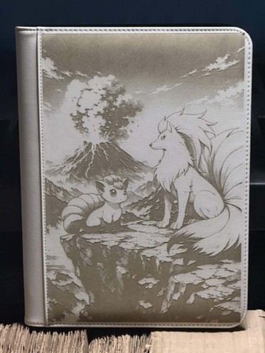 Ninetales and vulpix laser - and,