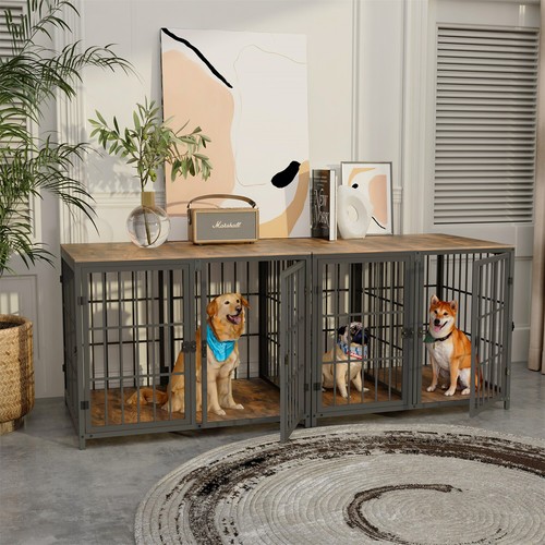 Gabbia per cani legno - cani, in