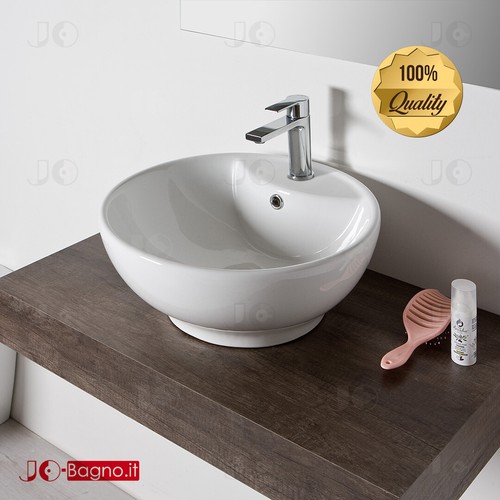Lavabo appoggio tondo 46xh - tondo, 17