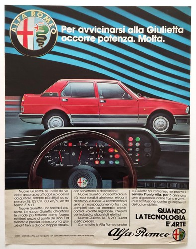 Pubblicita alfa romeo - alfa,