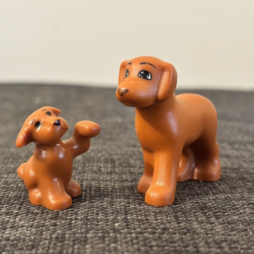 Lego dark orange cane cucciolo - lego,