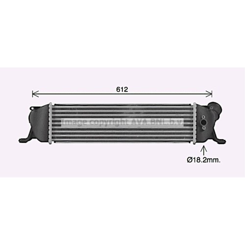 Intercooler aria alluminio - ad,