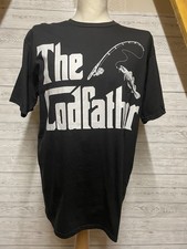 T-shirt nera da uomo con logo