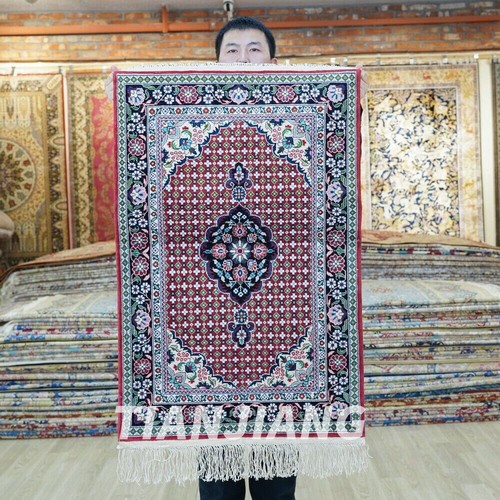 Handwoven silk carpet - handwoven,
