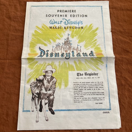 Disneyland 1955 prima edizione - disneyland,