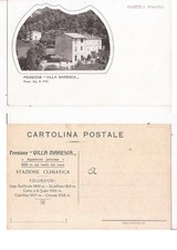 STORIA POSTALE CARTOLINA PENSIONE VILLA MARESCA APPENNINO PISTOIESE FP