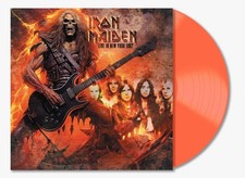 Iron Maiden Live In New York 1982 On Orange Vinyl LP. Limited Edition Of 500
