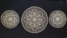 Centrini uncinetto parure 3