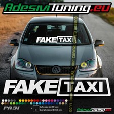 Adesivo fake taxi parabrezza - fake,