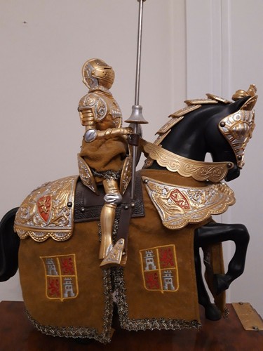 Scultura cavaliere inglese - scultura,