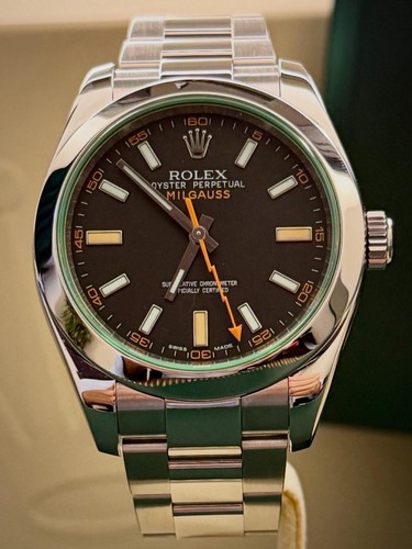 Rolex milgauss green - rolex,