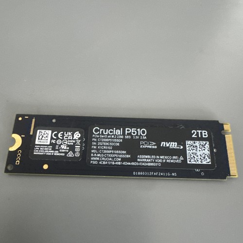 Ssd crucial p510 - p510, 5.0