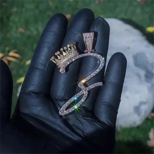 Ciondolo uomo vera moissanite