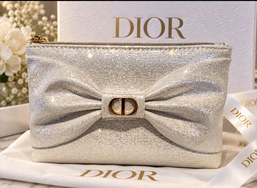 Pochette dior argento glitter - dior,