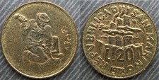 SAN MARINO  # 20 lire 1978