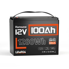 HumSienk 12V 100Ah batteria