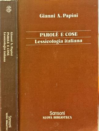 Parole cose papini - e, di