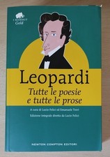 LIBRO GIACOMO LEOPARDI TUTTE