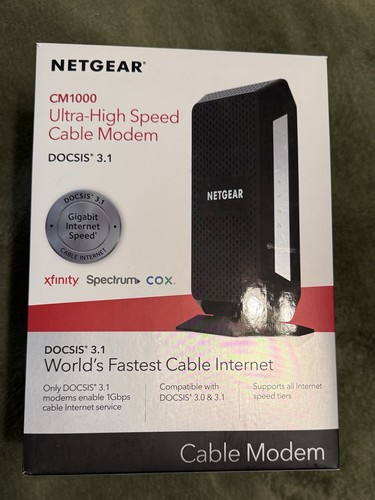 Netgear cm1000 modem via cavo - netgear,