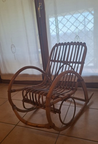 Poltroncina dondolo vintage - poltroncina, a