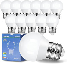 Lampadina LED E27 G45 6W Luce