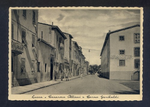G648 cartolina lucca caserma - ,