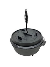 Pentola in ghisa per cucinare Overmont 6,3 L nero MERCE DI SERIE B