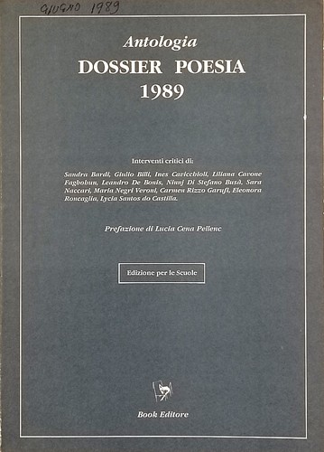 Antologia dossier poesia 1989 - dossier,