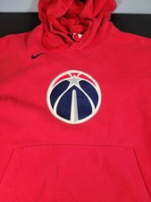 Nike NBA Washington Wizards Mens Red Hoodie Pullover Size XXL 
