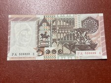 Banconota 5000 Lire Numeri