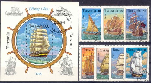 Tanzania 1994 velieri antichi - velieri,