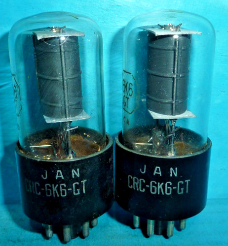 Tubi rca jan crc 6k6 - tubi,