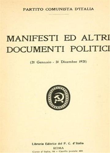 Manifesti ed altri politici - -,