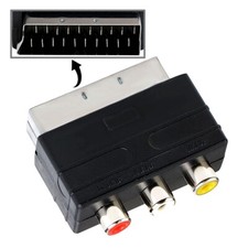 Adattatore scart audio video - adattatore,