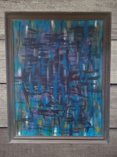 Dipinto olio astratto - dipinto, ad