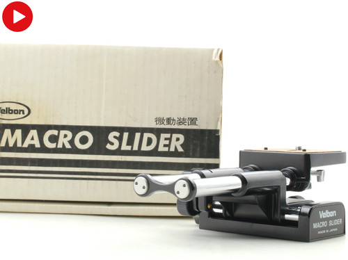 Velbon macro slider focusing - macro,