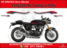 KIT GRAFICA ADESIVA PER MOTO TRIUMPH THRUXTON RS 1200 vers BLURED