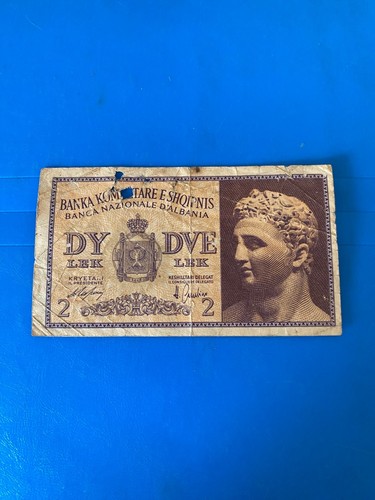 Vecchia banconota albania - vecchia, 2