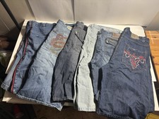 Lotto 6 corti denim uomo