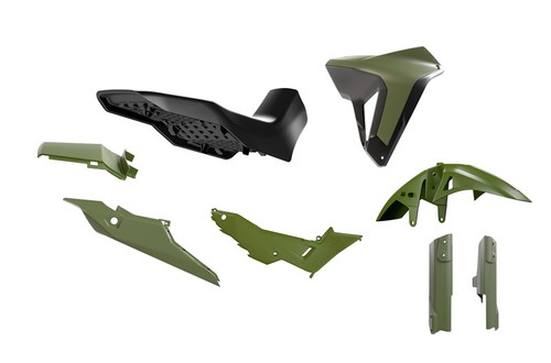 Kit plastiche carene - carene, honda