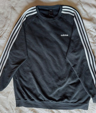 Adidas Felpa 3 Righe Pile Nero