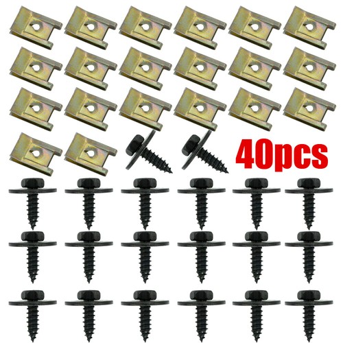40x kit fissaggio parafango - kit,